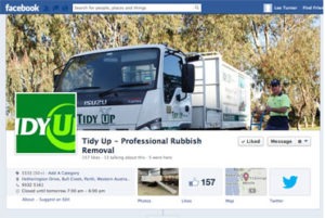 Tidy Up’s Facebook Page
